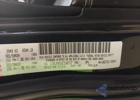 2014 Jeep Grand Cherokee Limited из США, поврежденный, VIN 1C4RJFBG2EC588717